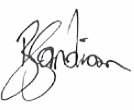 Signature of Barry Sandison.