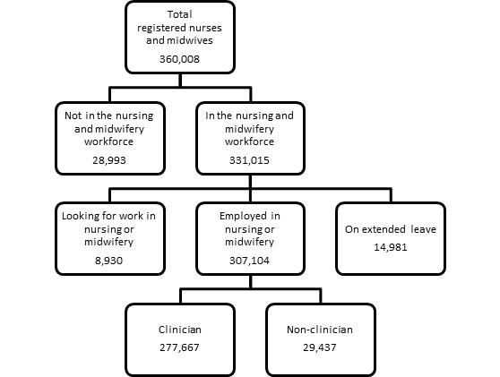 Registered nurses and midwives workforce status 2015